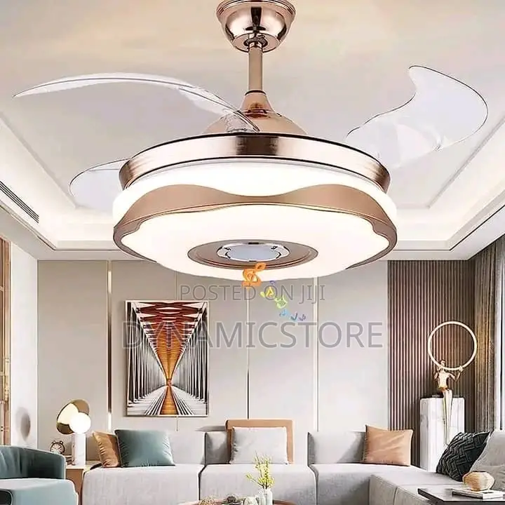 Dropping Chandelier Fan Light