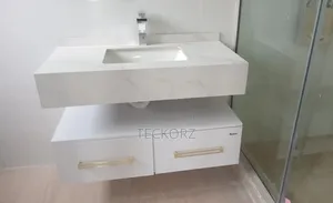 White Carrara Bathroom Vanity