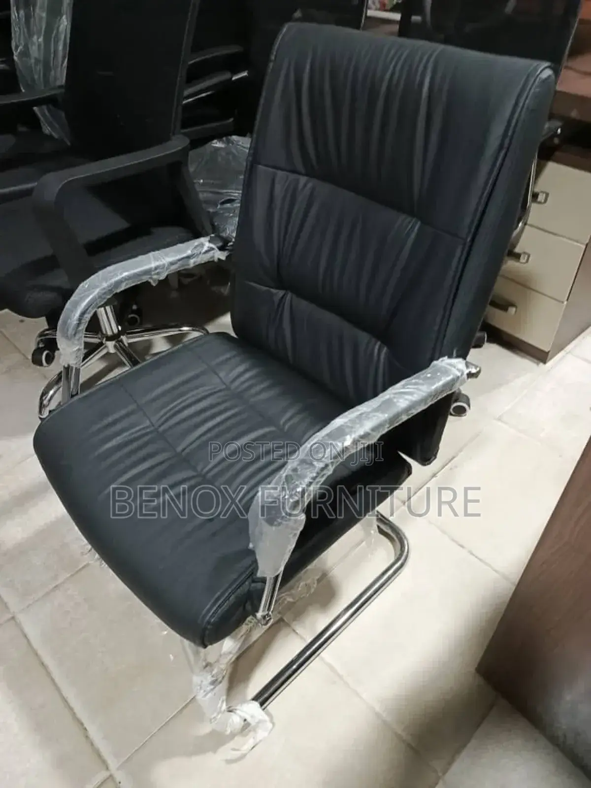 Executive Visitor Leather Office Chair
