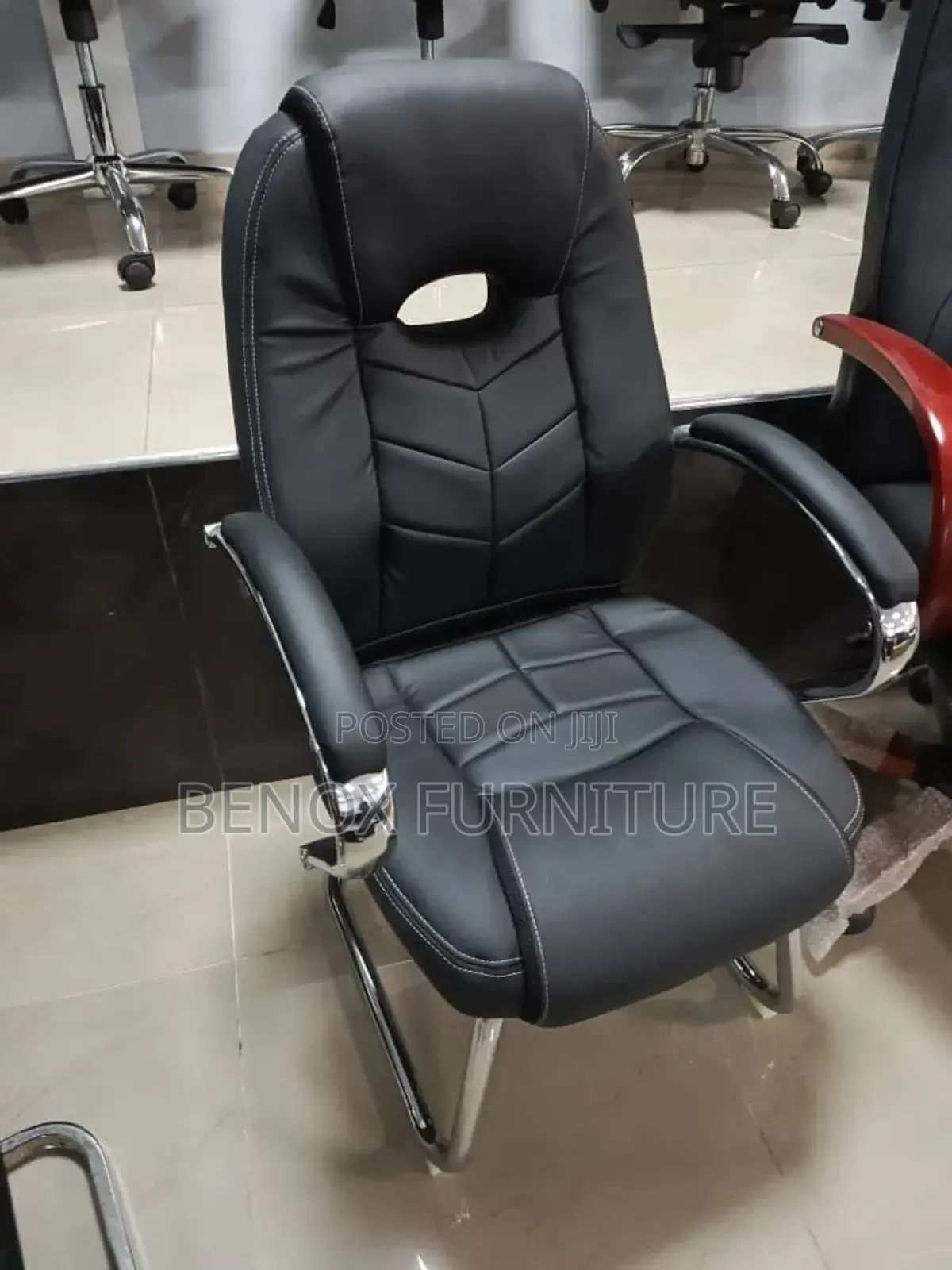Office Leather Swivel Chair