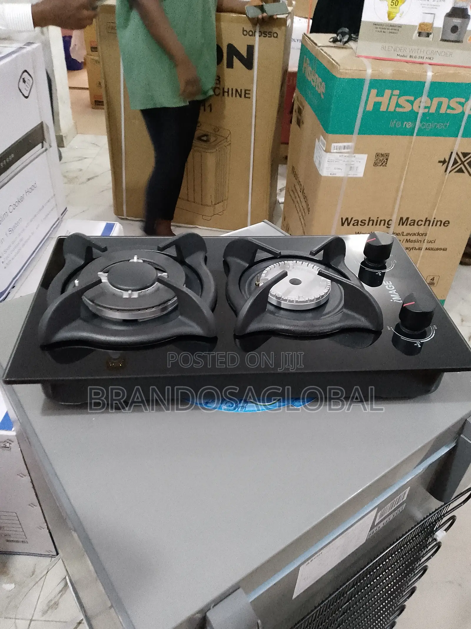 Space-Saving 2 Burner Built-in Hob