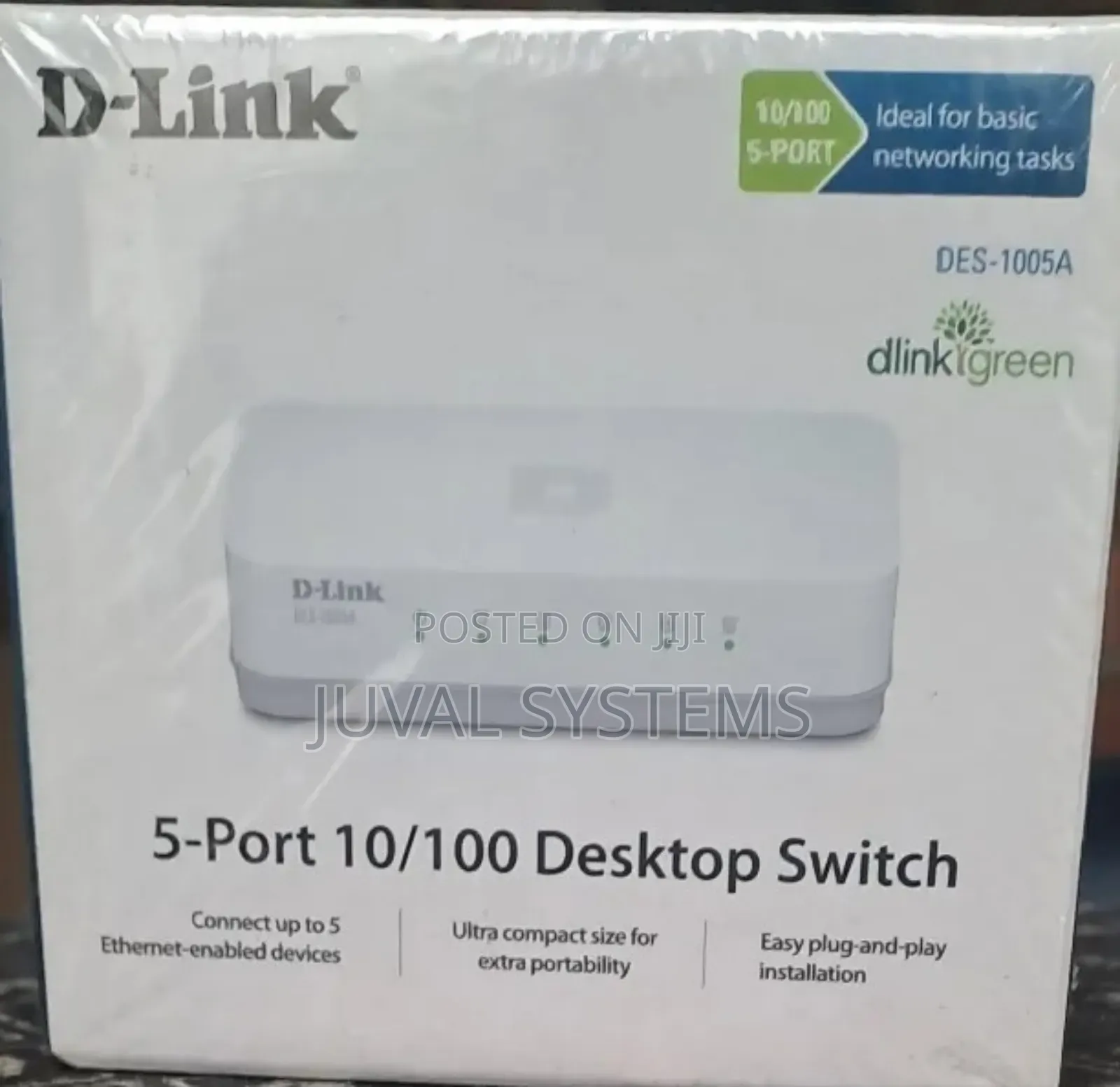 D-Link Des-1005a 5-Port 10/100 Desktop Switch