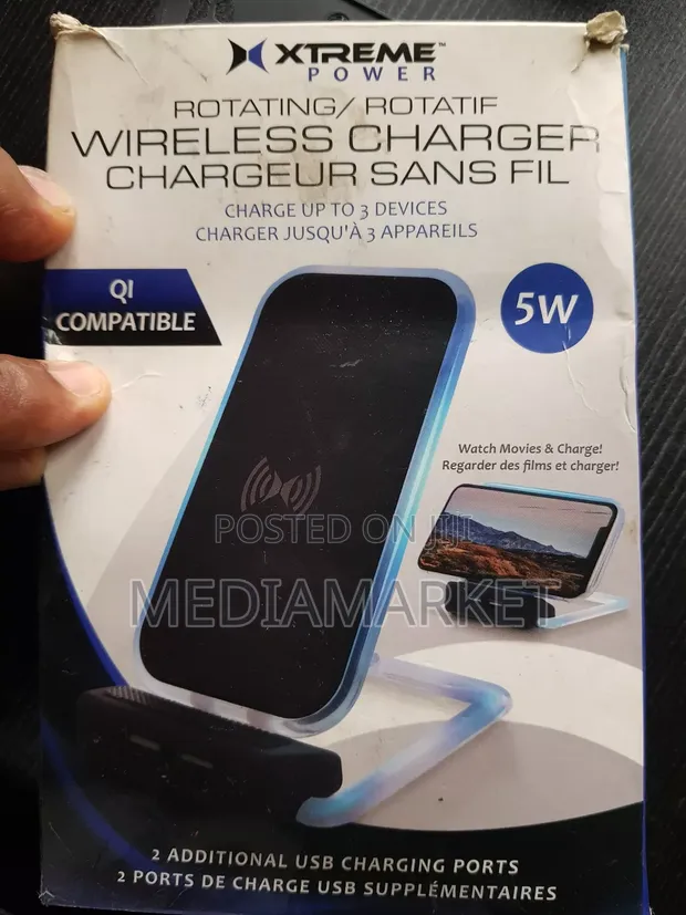 Oplader Soundlogic Rotatable Wireless Charging Pad Xtreme