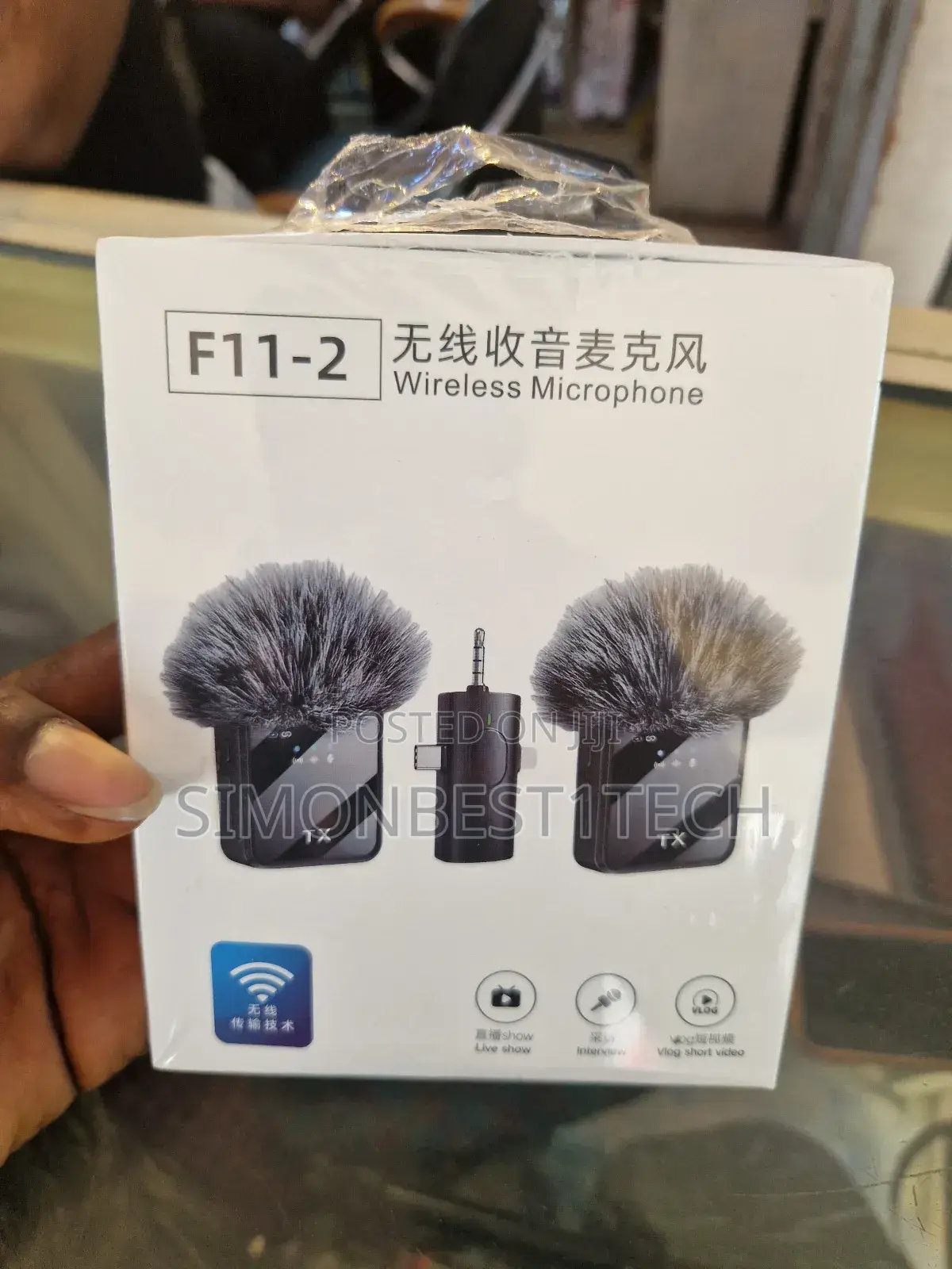 Wireless Mic F11-2 (3 in 1)