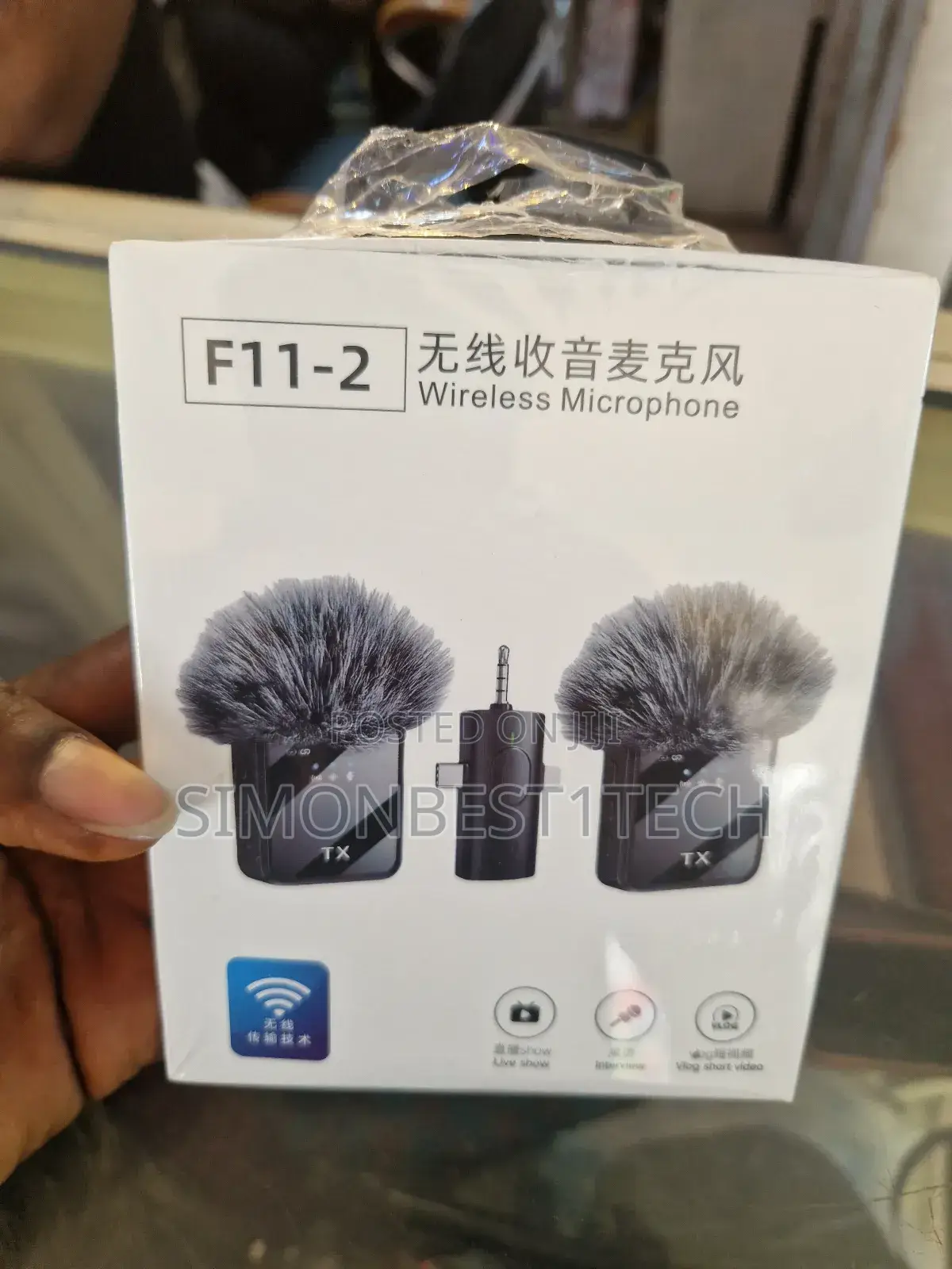 Wireless Mic F11-2 (3 in 1)