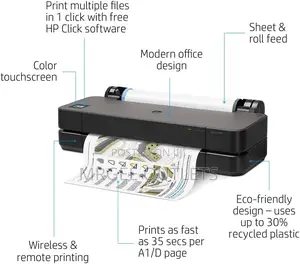 Hp Designjet T230 Large Format 24-Inch Plotter Printer