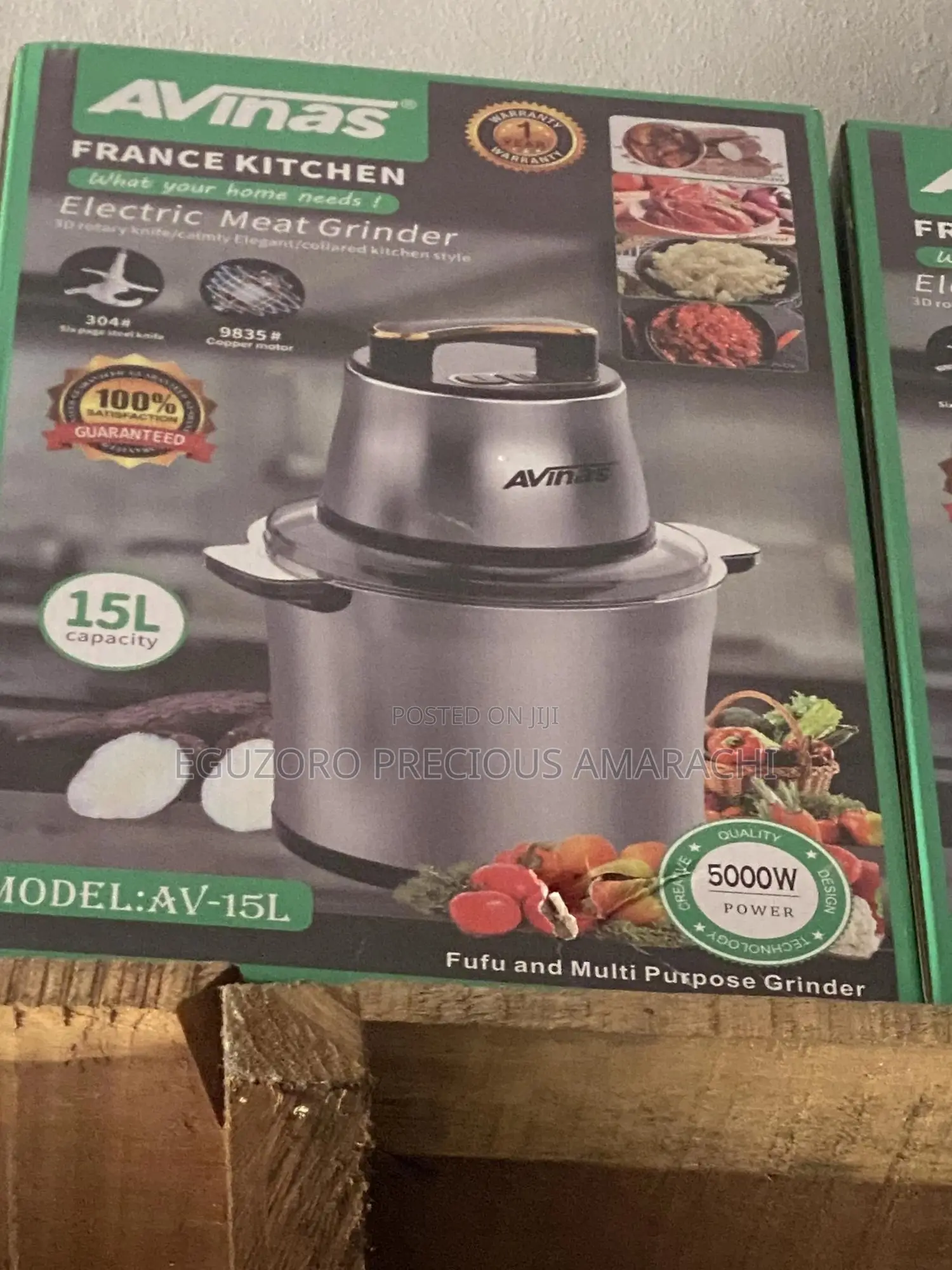 15litres Avinas Yam Pounder/Food Processor