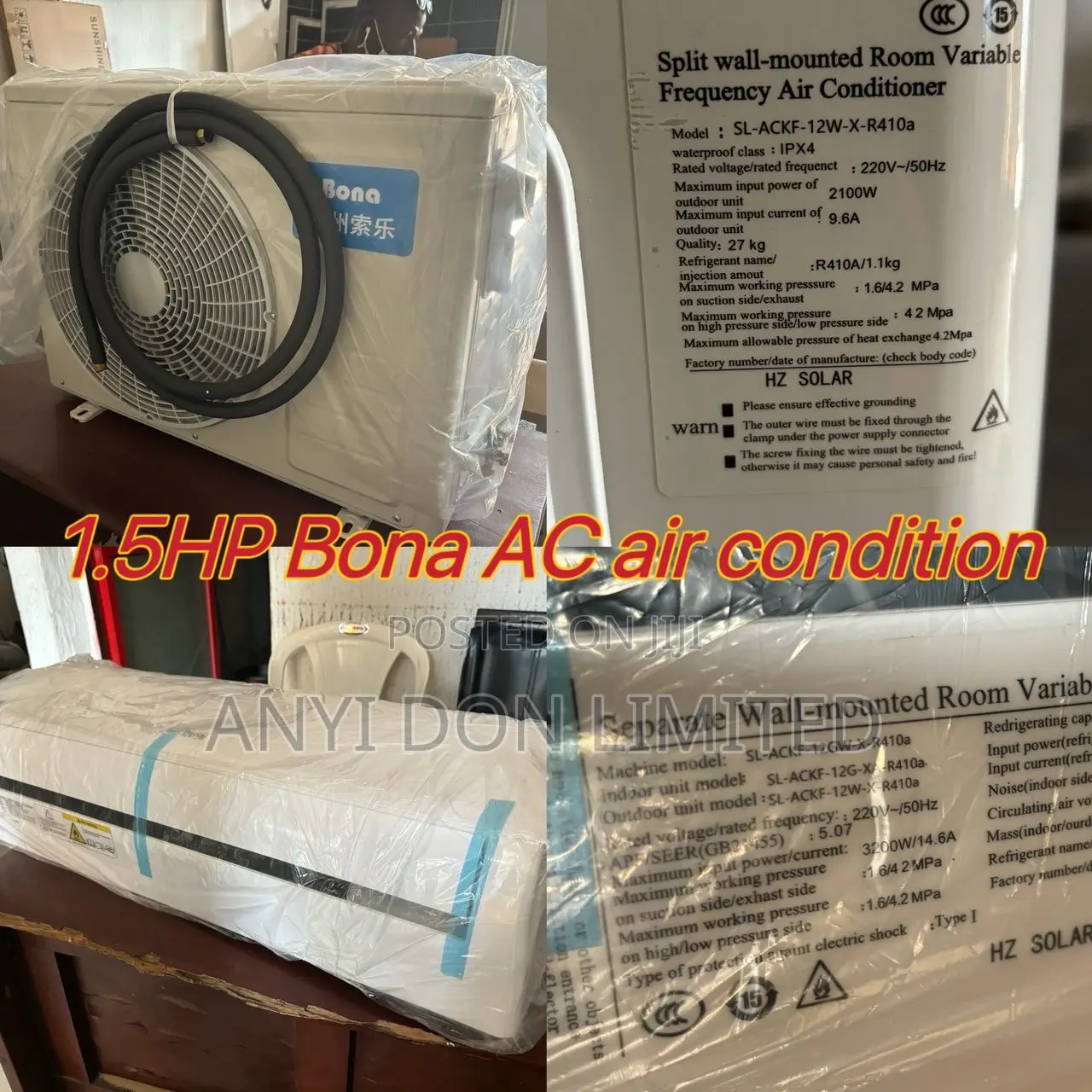 1.5hp Ac Air Conditioner