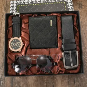 Silver and Gold Watch Gift Set for Men