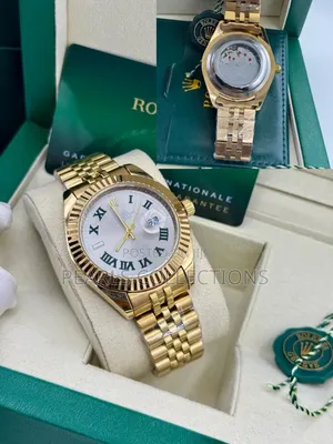 Automatic Rolex Watch Gold Chain