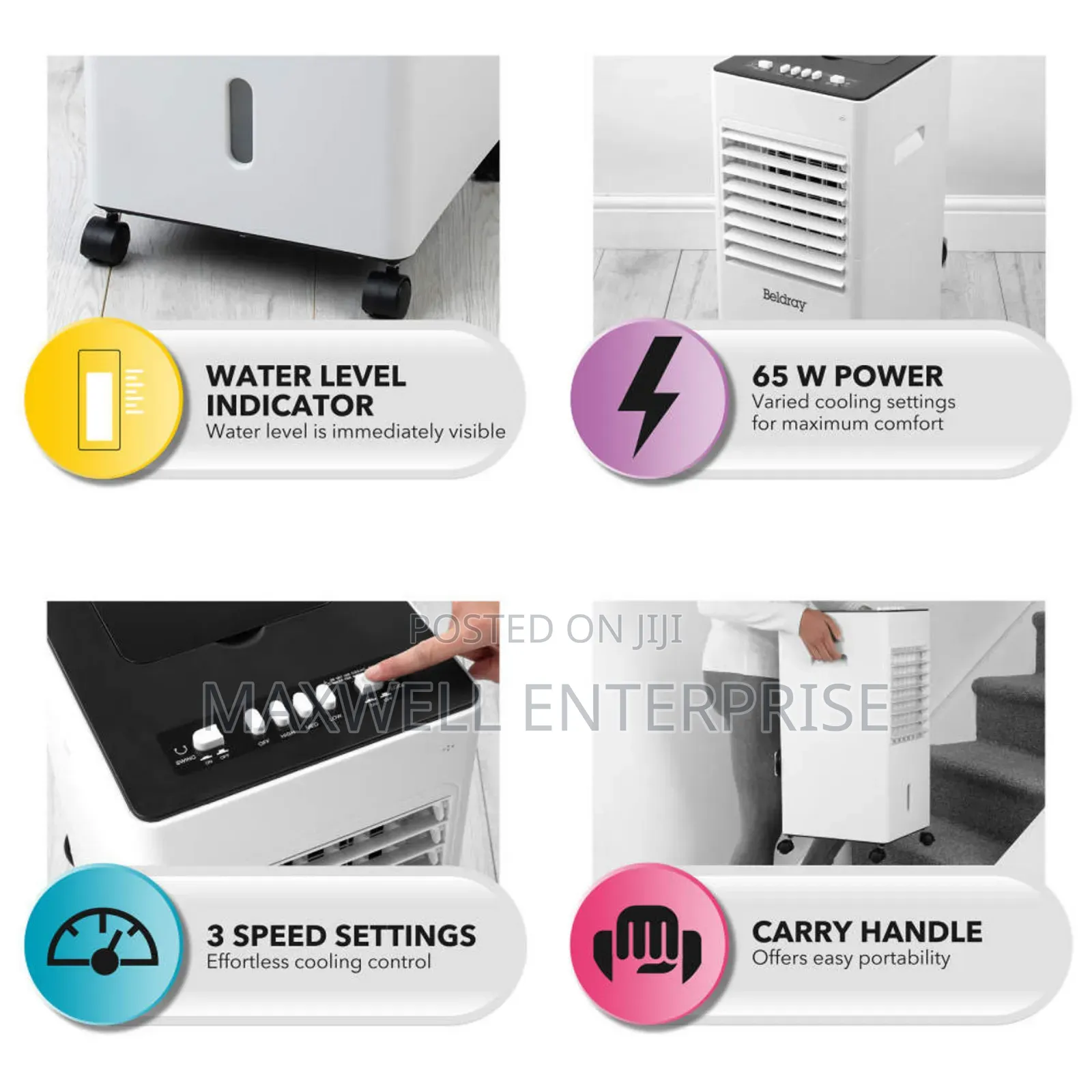 Beldray 6l Air Cooler White