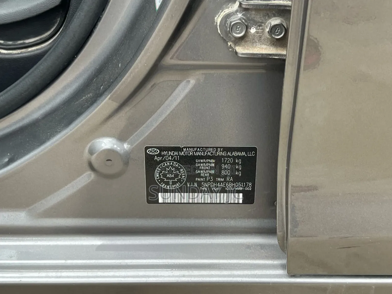Hyundai Elantra GLS 2011 Silver