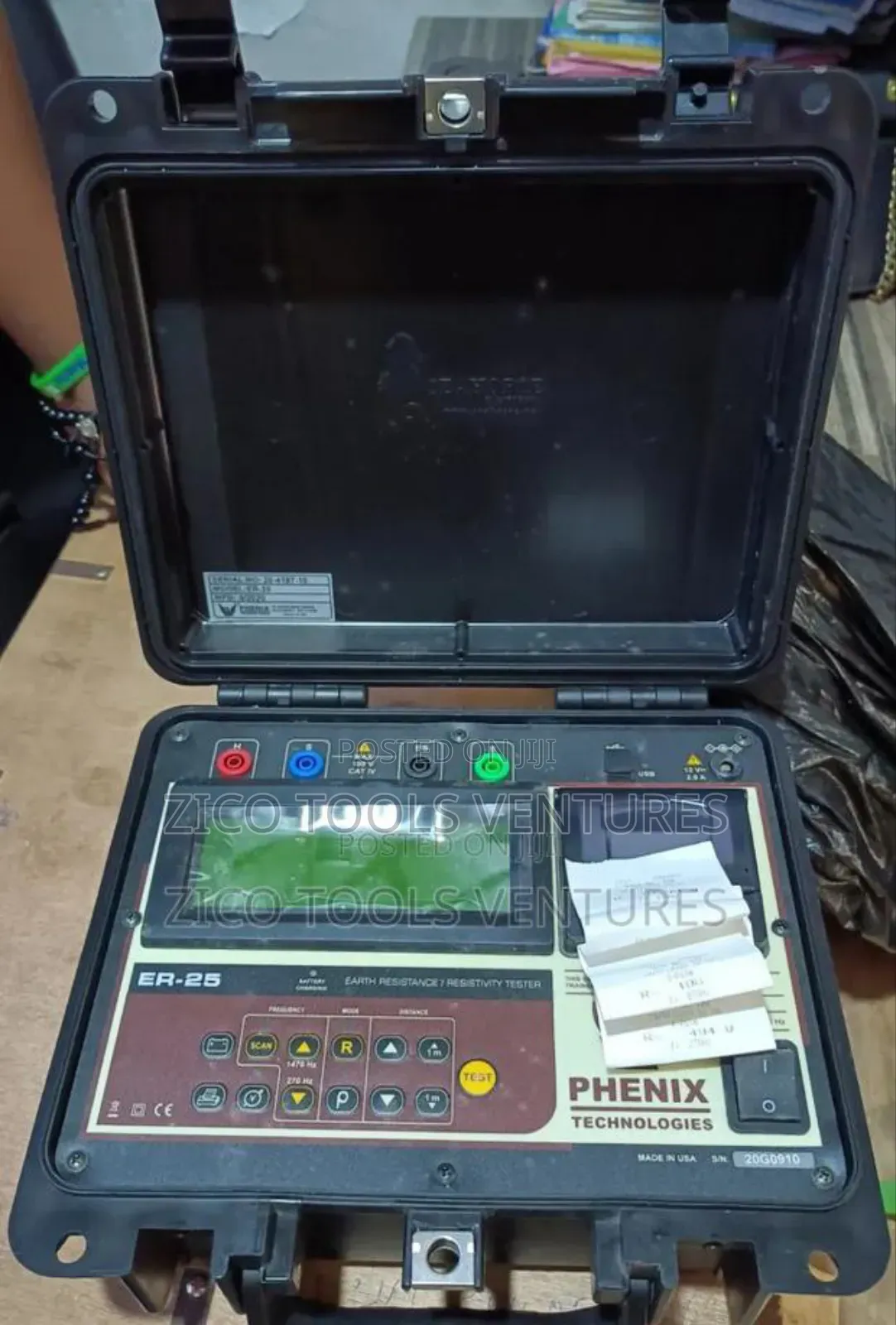 4 Pol Earth Resistivity Tester Er-25 Phenix