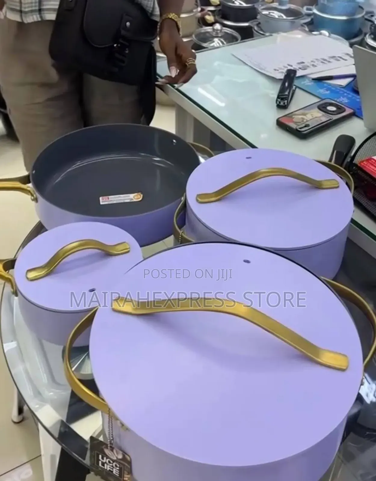 Ucc Life 7pcs Luxury Cookware Set