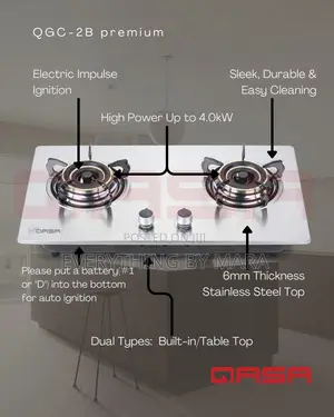 Inbuilt/Table Top Nonstick Gas Burner