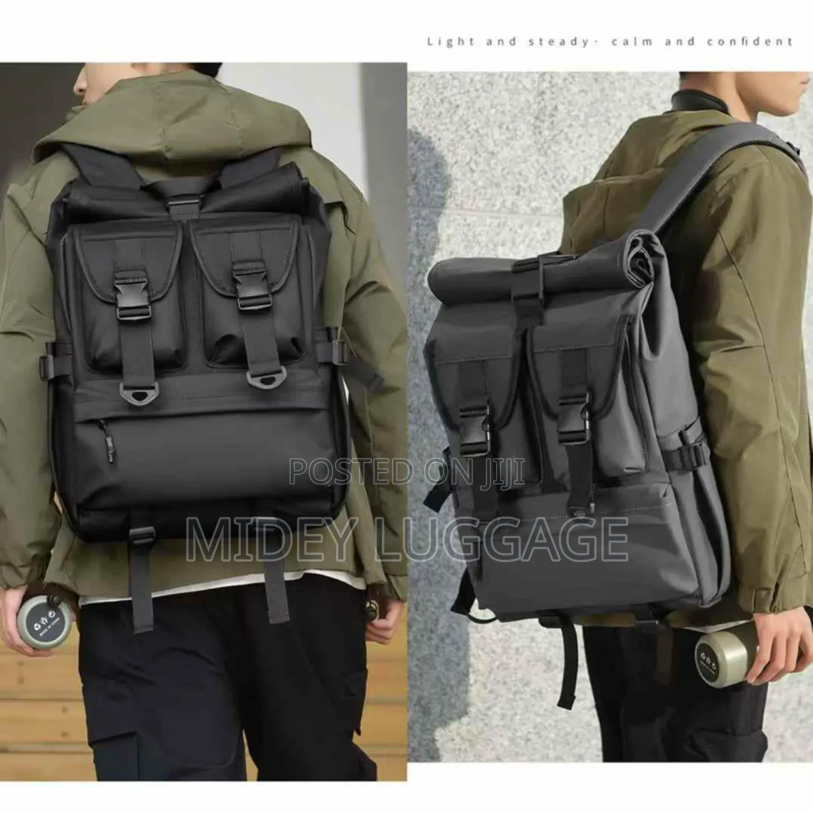 Men's Leather Backpack
