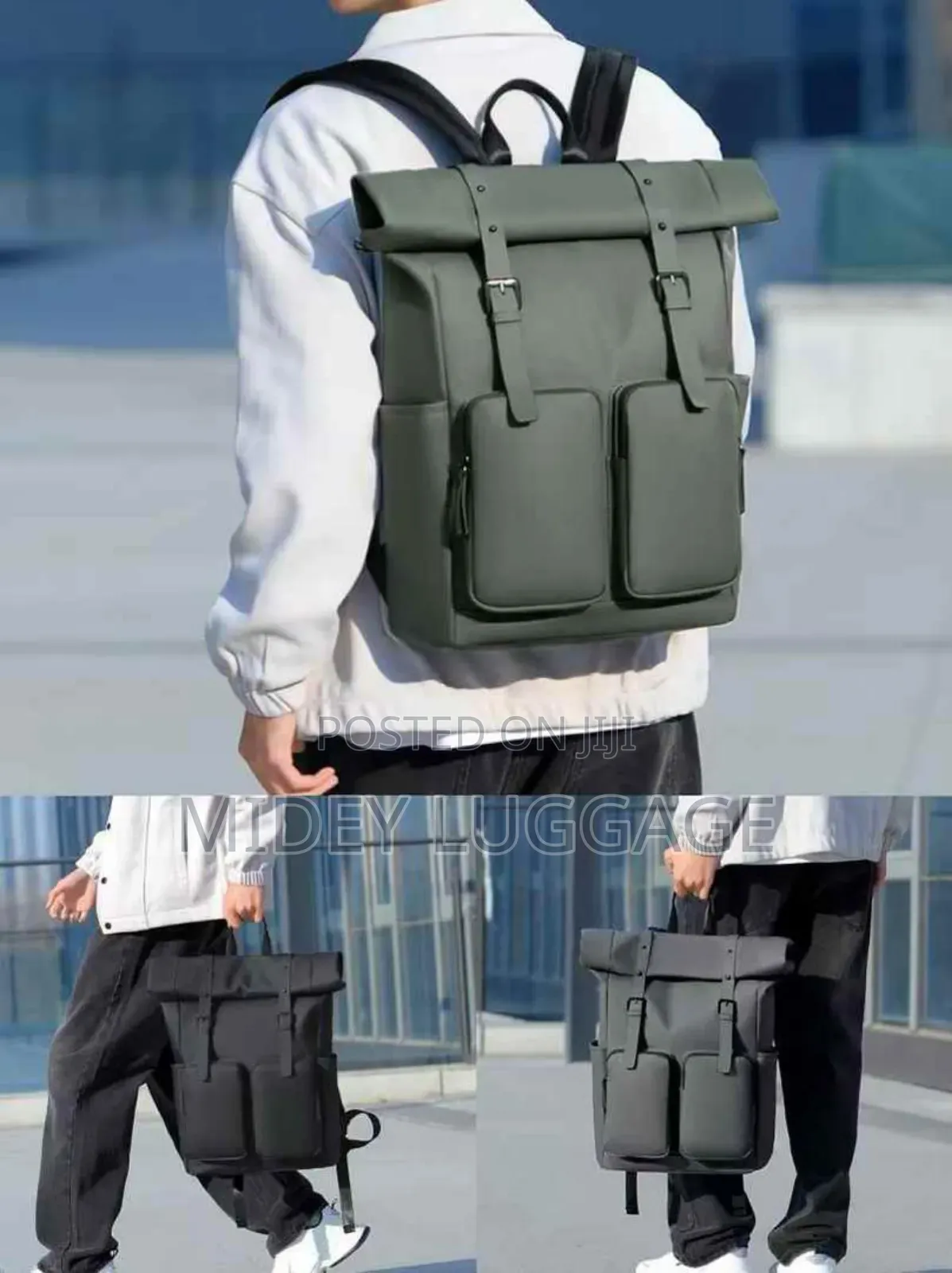 Men's Leather Backpack