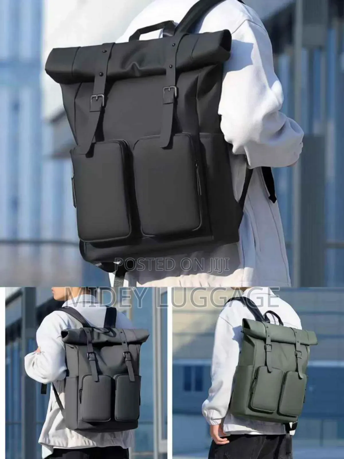 Men's Leather Backpack