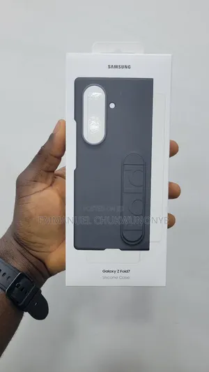 Silicone Case & Anti-reflecting Film For Samsung Galaxy Zfold 7 Black