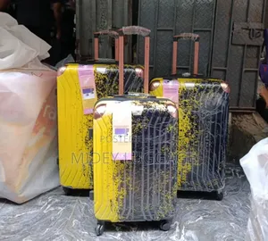 Set of 3 Plastic Luggage Boxes