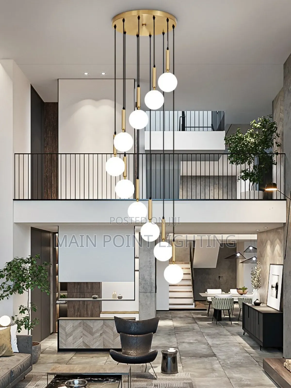Staircase Chandelier Light