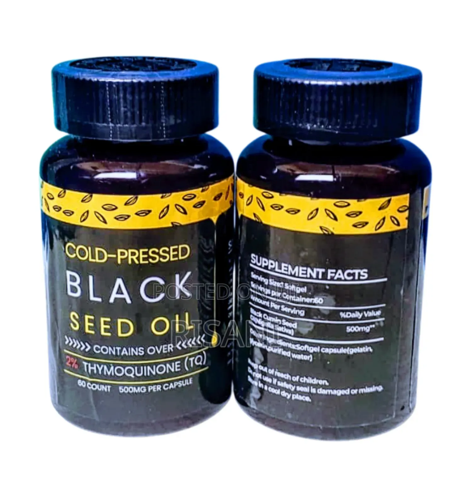 Black Seed Oil Soft Gels Supplement