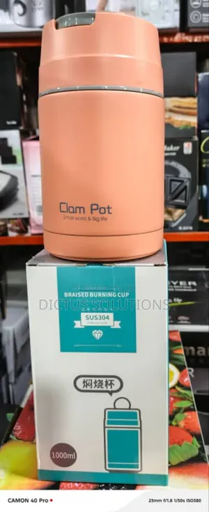 Heat and Cold Retaining Clam Pot Food Flask for Adult and Children