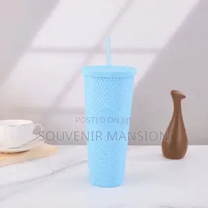 Water Cup With Straw