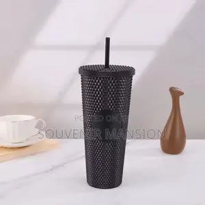 Water Cup With Straw