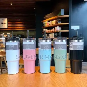 600ml Cup With Straw