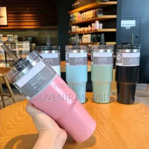 600ml Cup With Straw