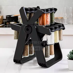 18 Jars Rotating Spice Rack