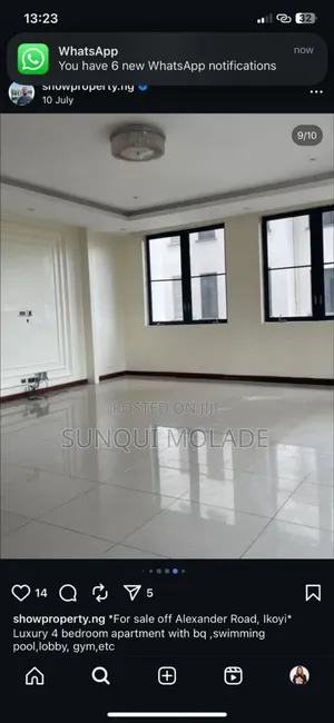 4bdrm Apartment in Ikoyi for sale