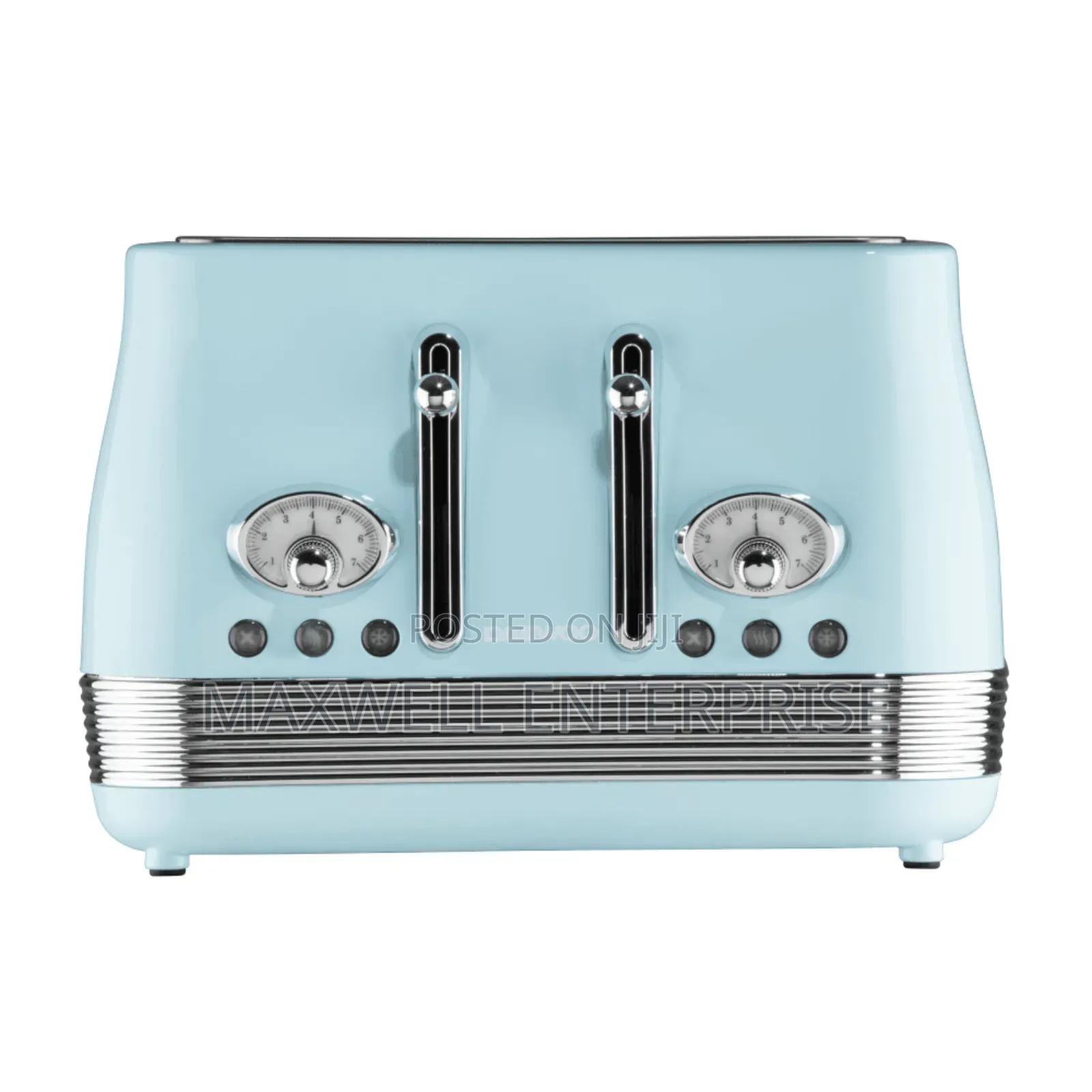 Daewoo Sky Blue Denver Jug Kettle and 4 Slice Toaster