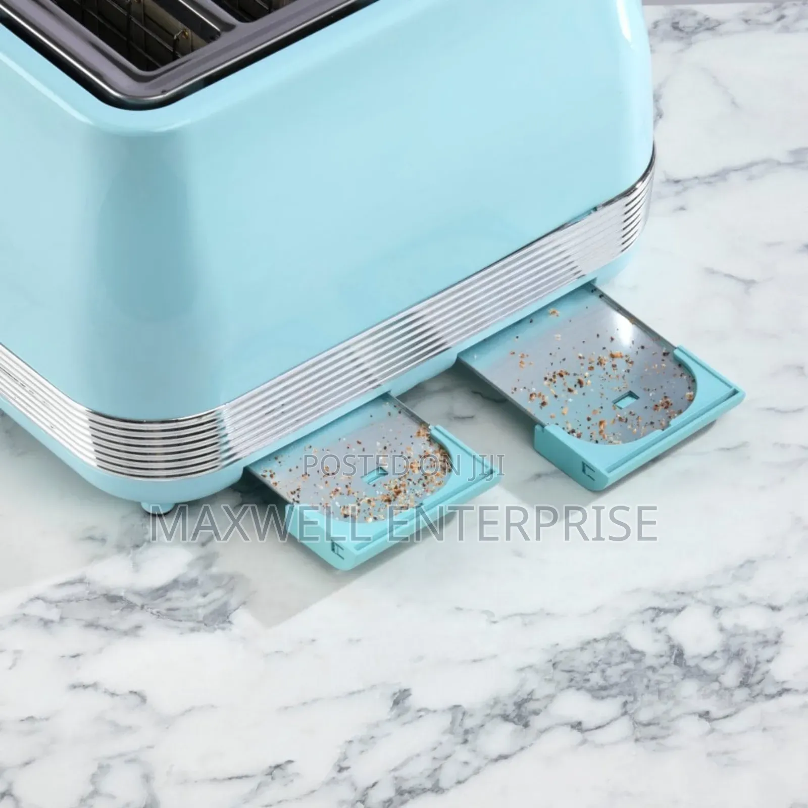 Daewoo Sky Blue Denver Jug Kettle and 4 Slice Toaster
