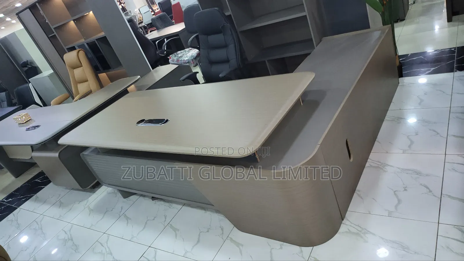 Executive 2.4 Metres Office Table With Extension Drawer