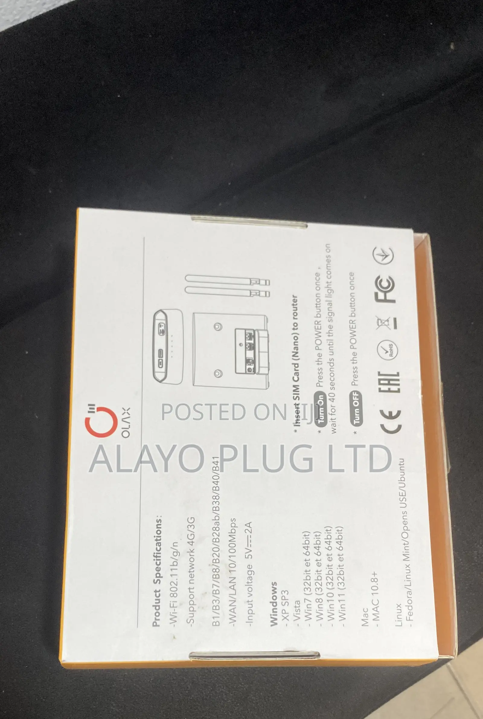 Olax Cpe Ax9 Pro
