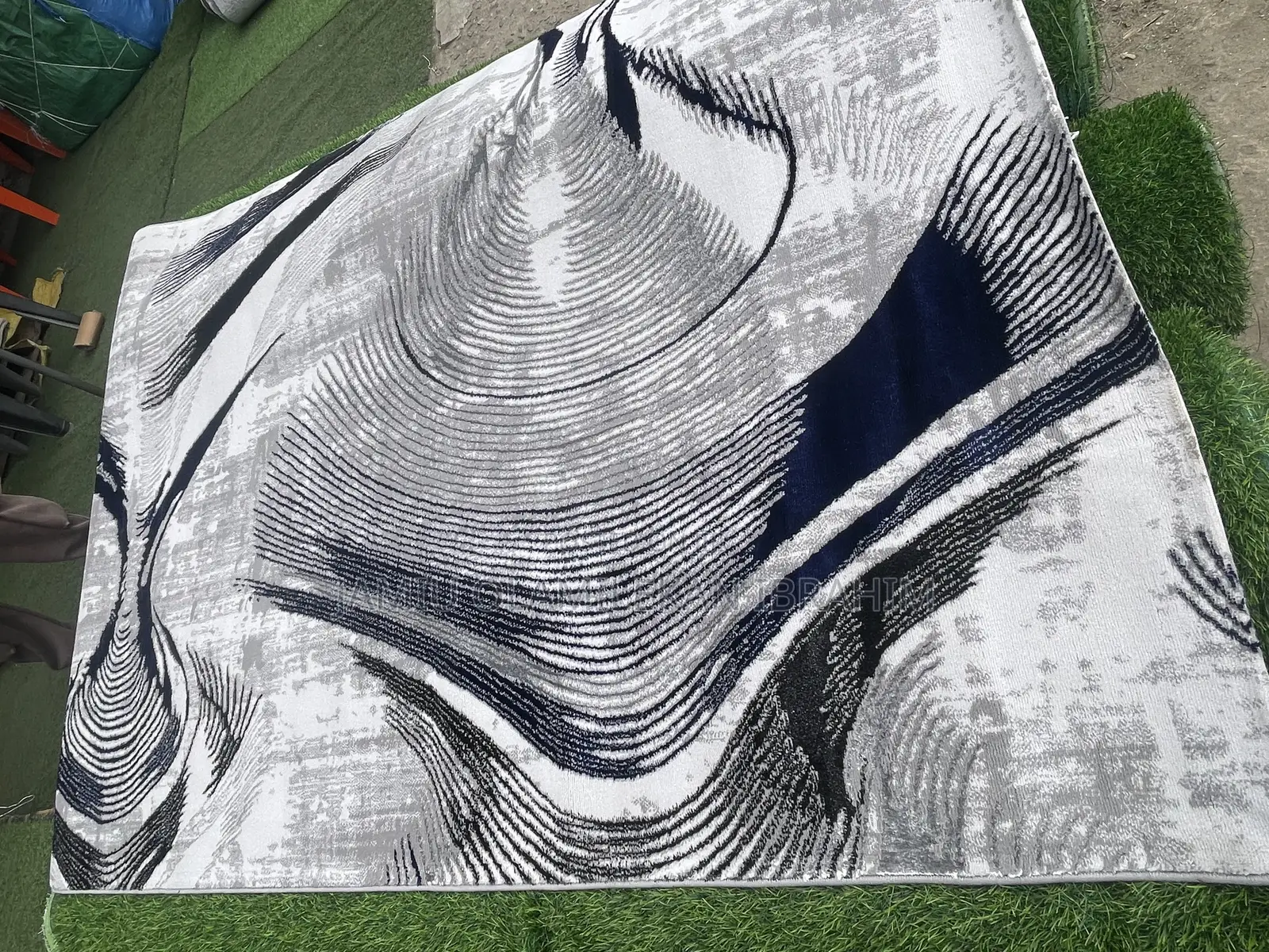 Blue Center Rug