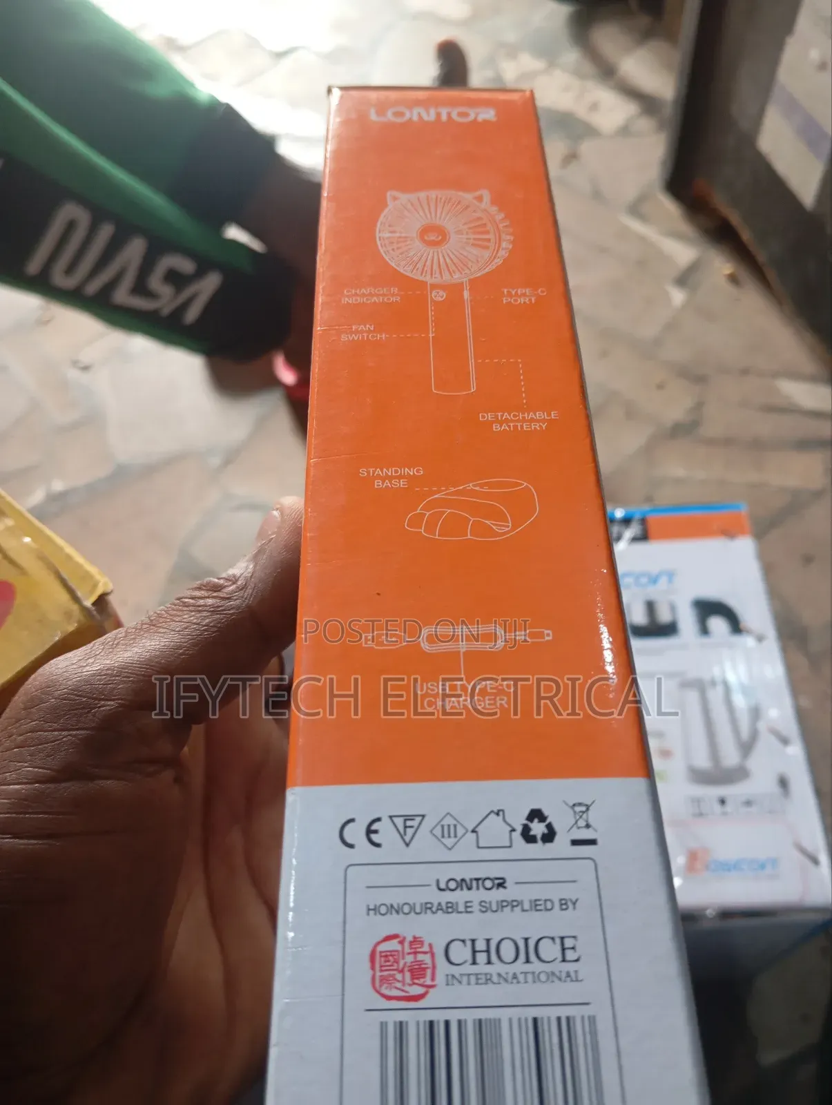 Lontor Mini Rechargeable Fan