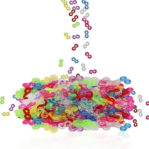 Usa Aidi 240pcs Loom Bands S Clips,