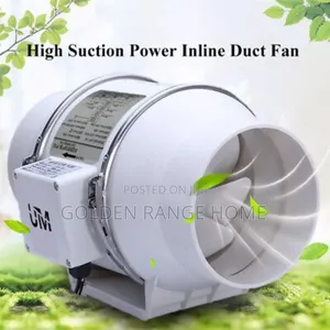 8" in Line Duct Ventilation Fan