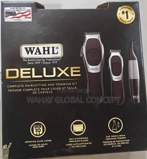 Wahl Complete Hair Cutting Clipper and Trimming Set. Made in Usa