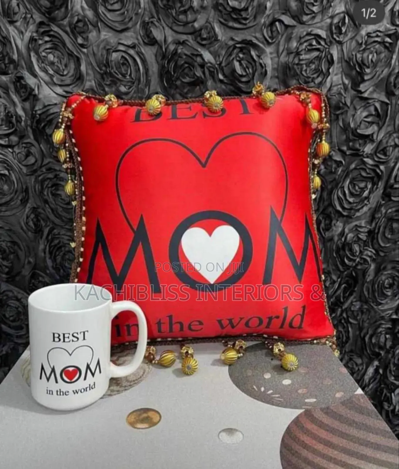 Royal Throw Pillow and Mug