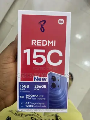 New Xiaomi Redmi 15C 4G 256 GB Black