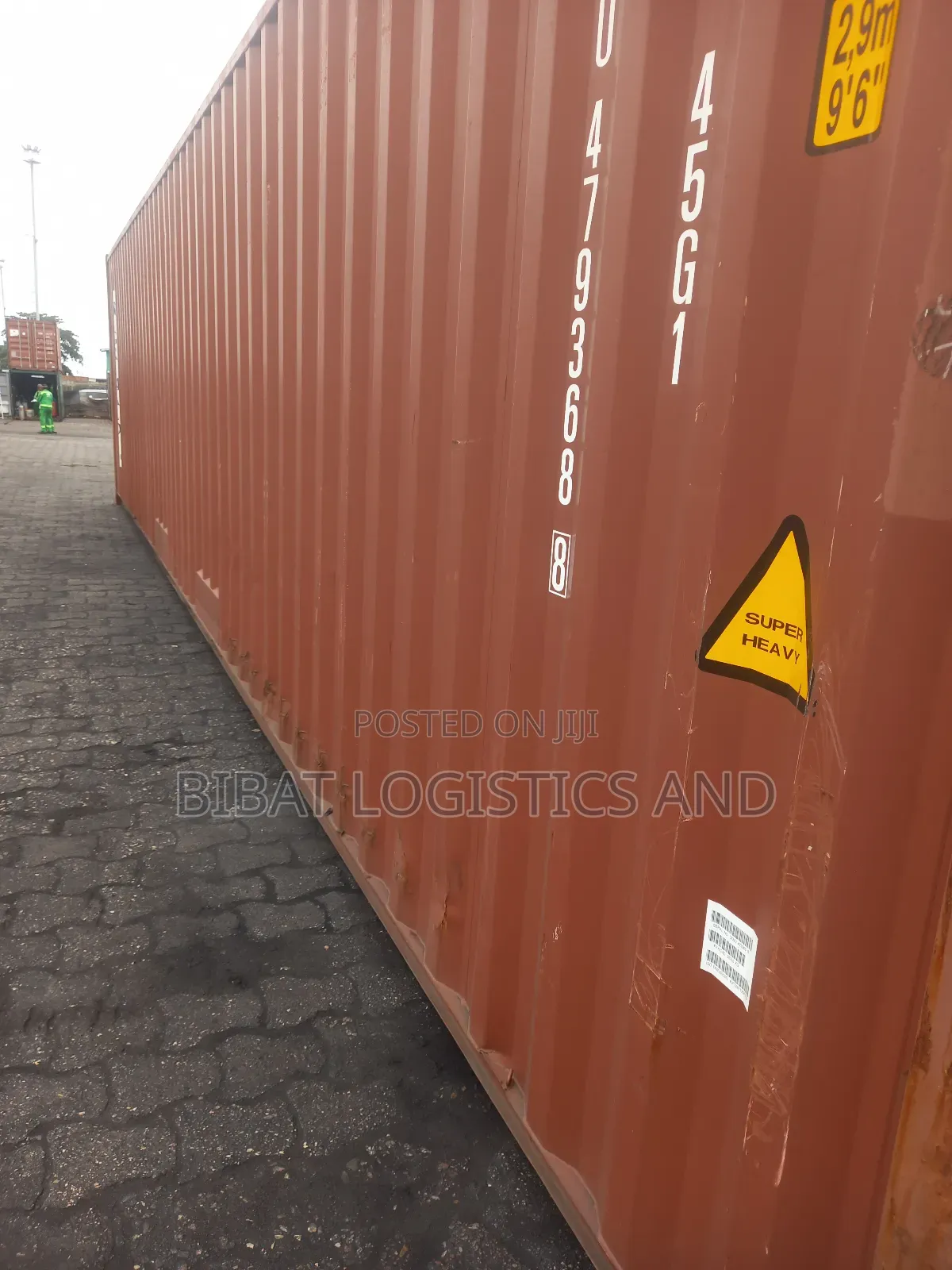 High Cube Clean Containers