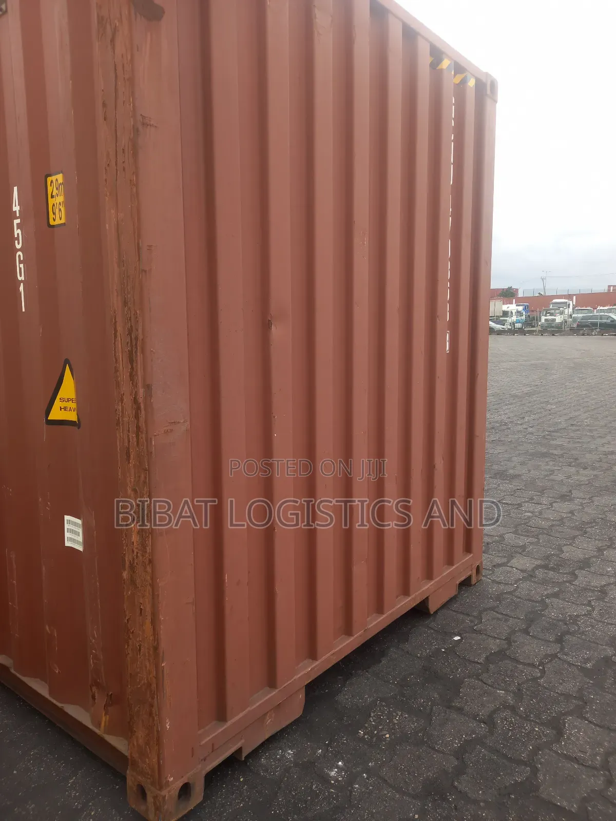 High Cube Clean Containers