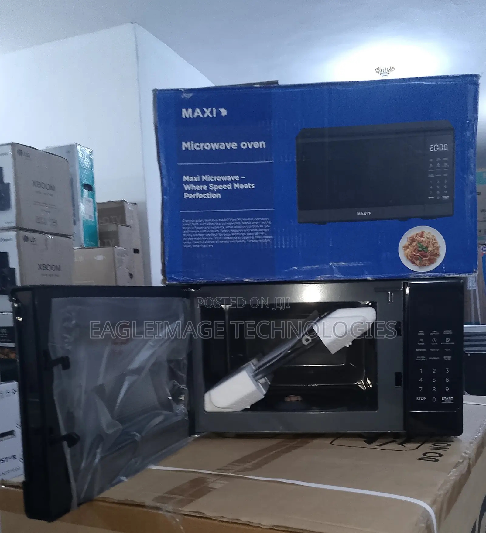 “Maxi Mwo20cgv – 20l Digital Microwave With Grill Timer”