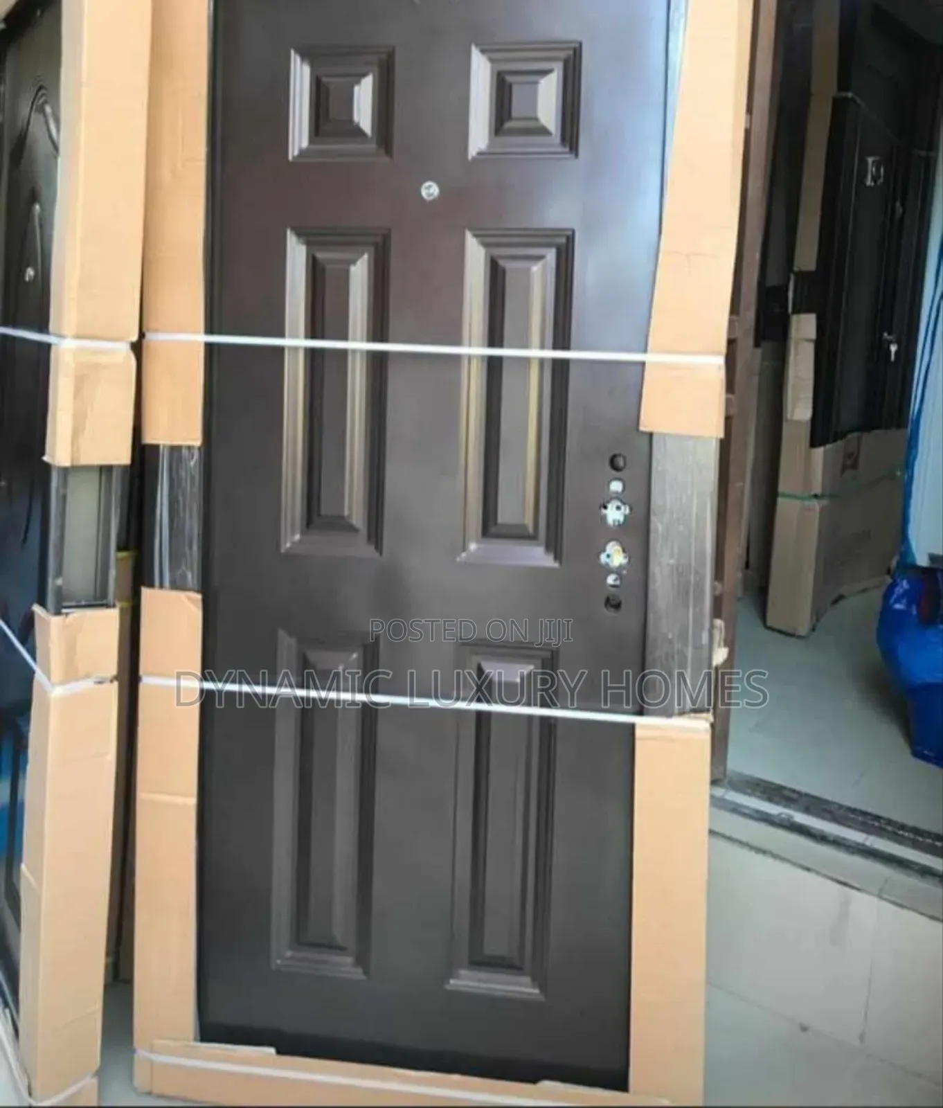 Solid Steel Room Door With Complete Accessories