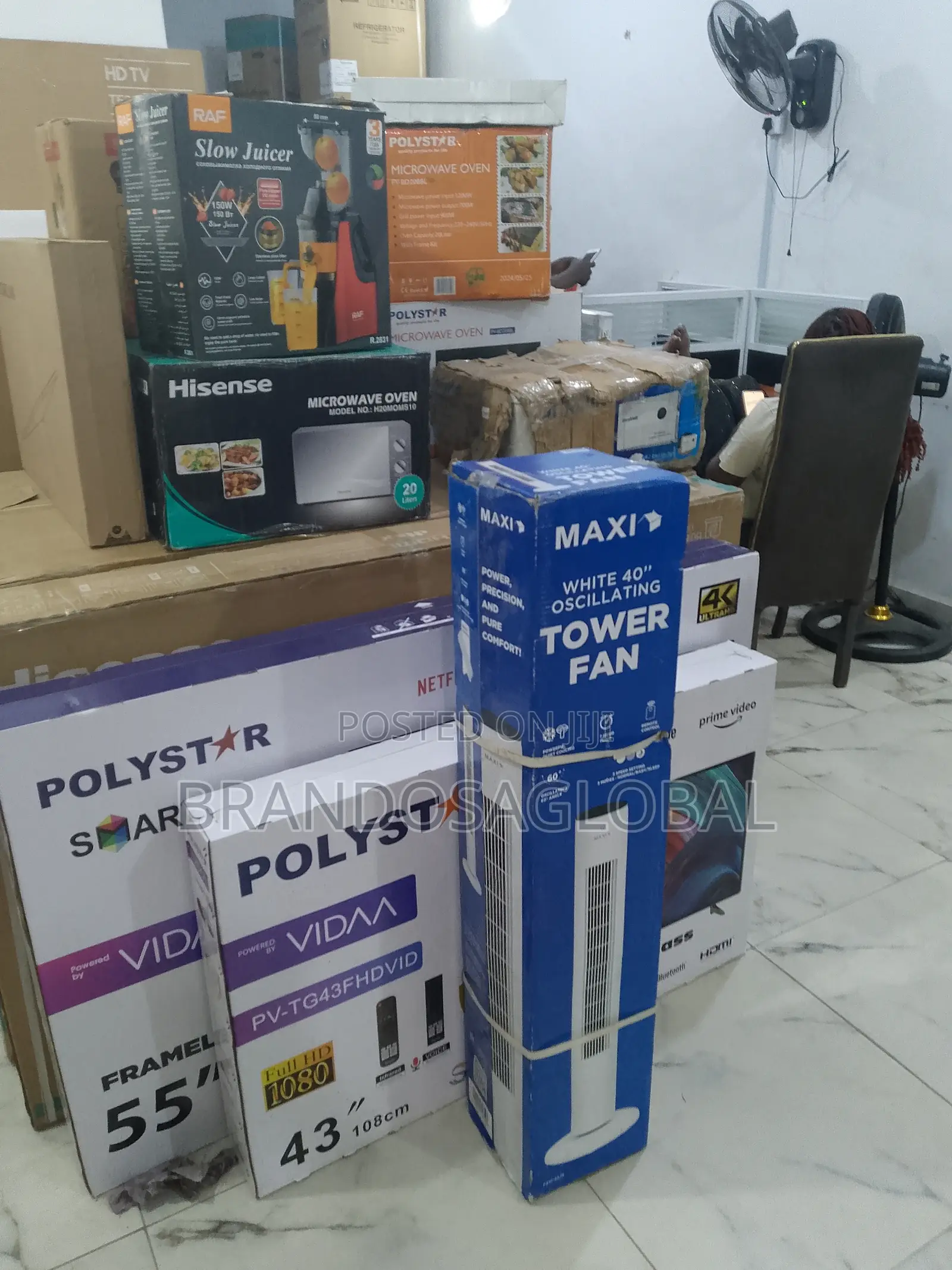 Maxi Tower Fan With 3 Speed Settings