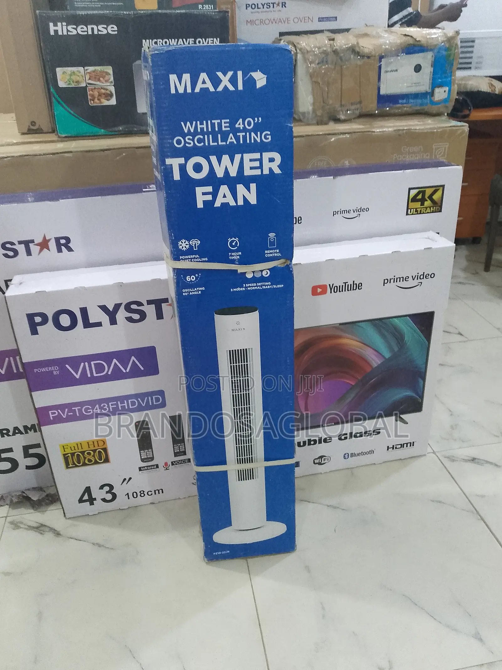 Maxi Fan With Wide Angle Air Distribution